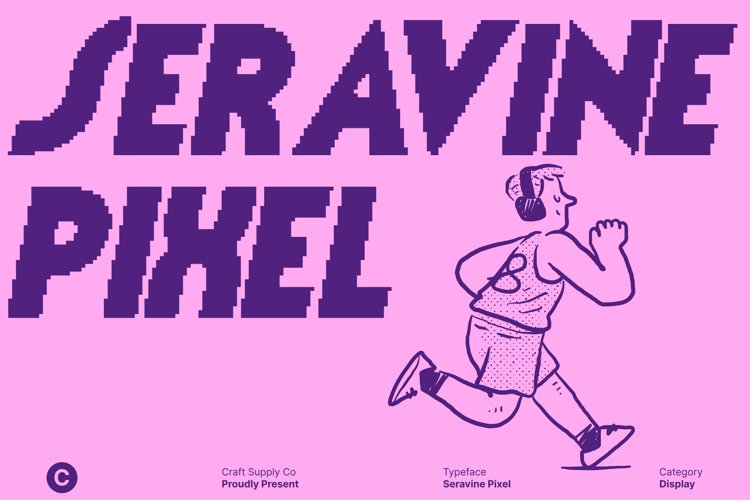 Preview of Seravine Pixel Font