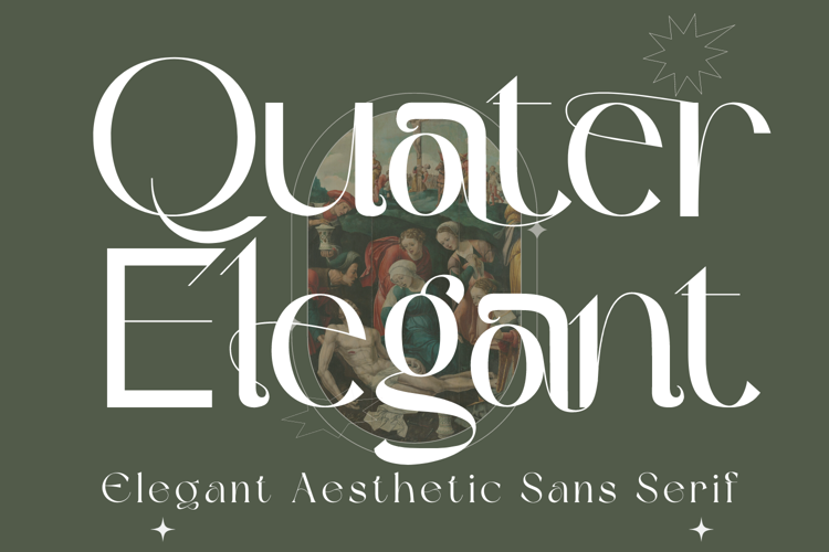 Quater Elegant Font