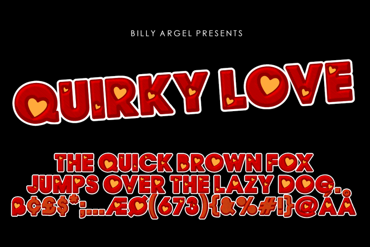 QUIRKY LOVE Font