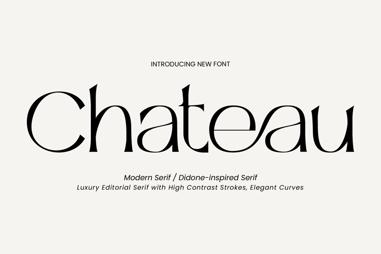 Preview of Chateau Font
