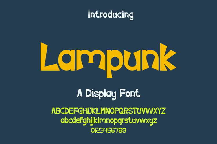 Lampunk Font