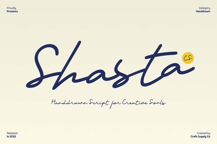 Preview of CS Shasta Font