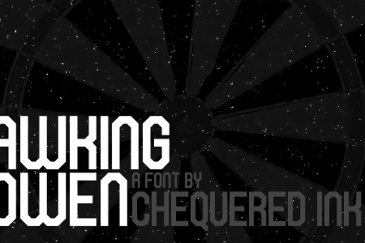 Hawking Bowen Font