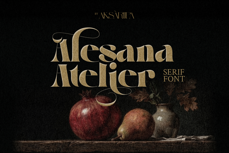 Preview of Alesana Atelier Font
