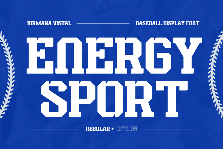 Preview of Energy Sport Font