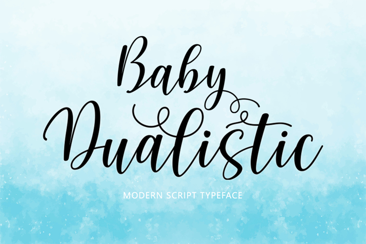 Baby Dualistic Font