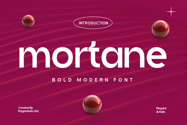 Preview of Mortane Font