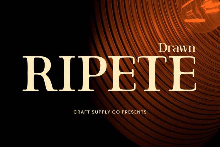 Ripete Drawn Font