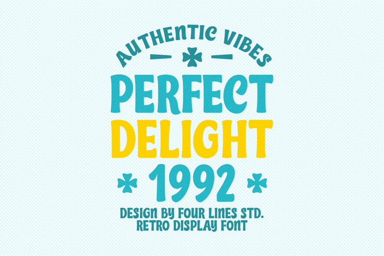 Perfect Delight 1992 Font