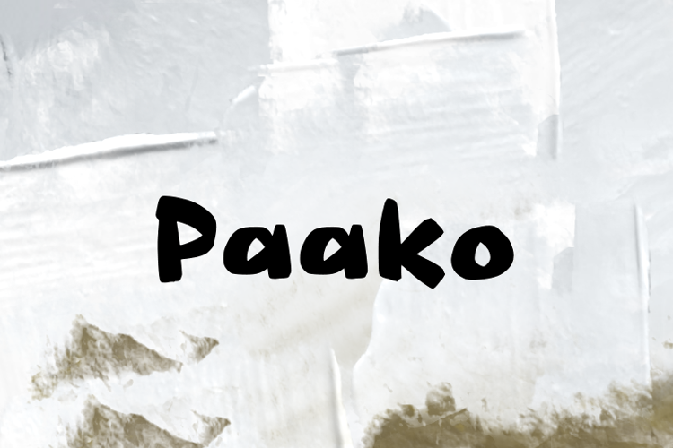 Paako Font