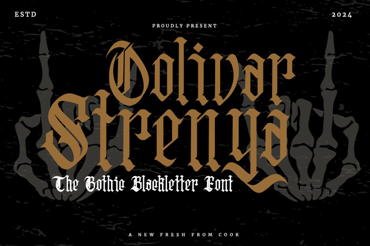 Oolivar Strenya Font