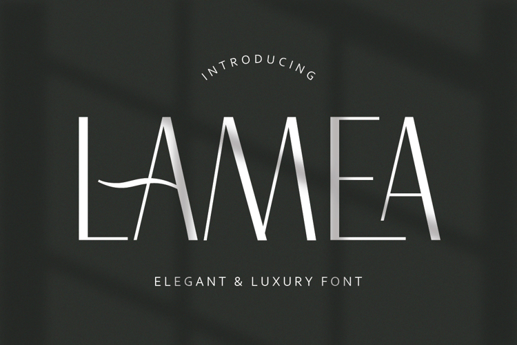 Preview of Lamea Font