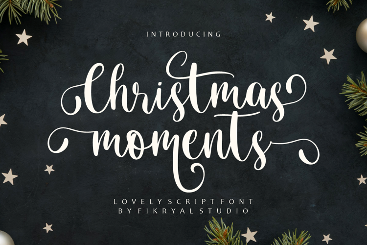 Christmas moments Font