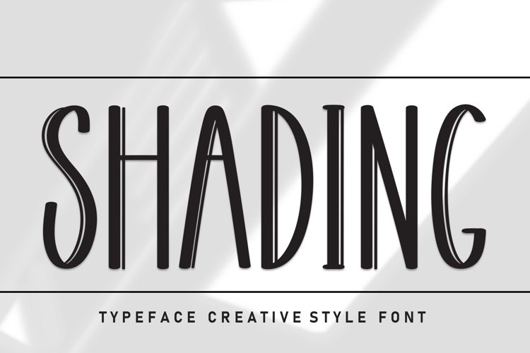 Shading Font