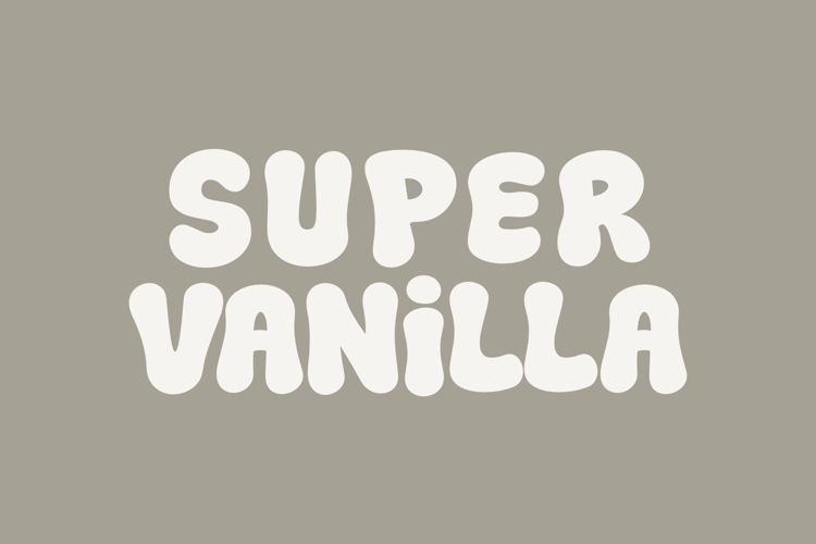 Preview of Super Vanilla Font