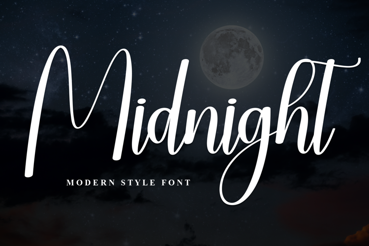 Preview of Midnight Font