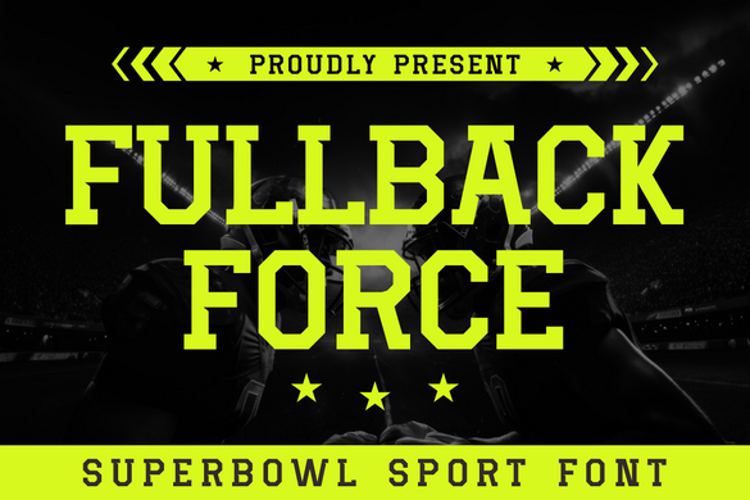 Fullback Force Font
