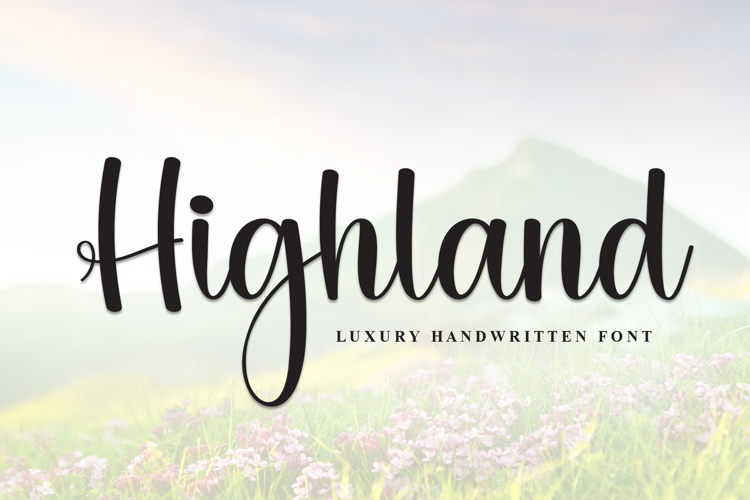 Preview of Highland Font