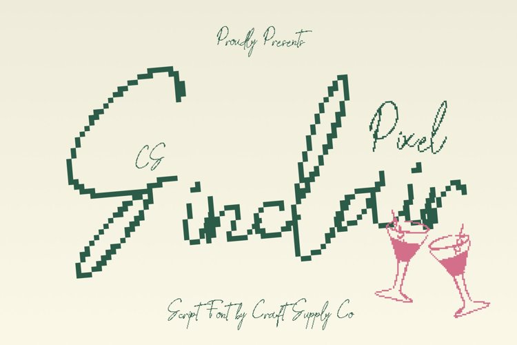 Preview of CS Sinclair Pixel Font