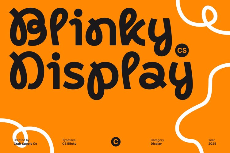 Preview of CS Blinky Font