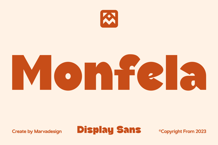 Preview of Monfela Font