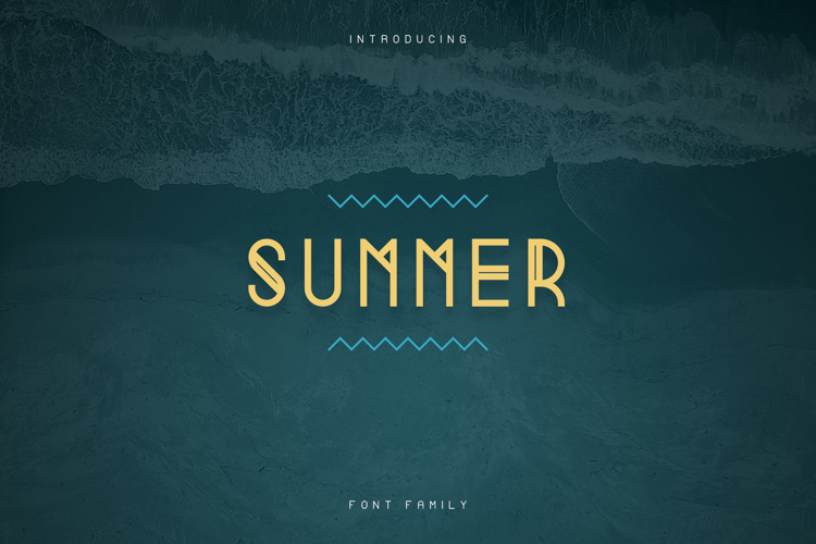 SUMMER DISPLAY FONT