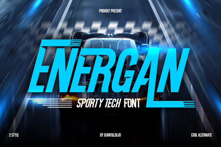 Preview of Energan Font
