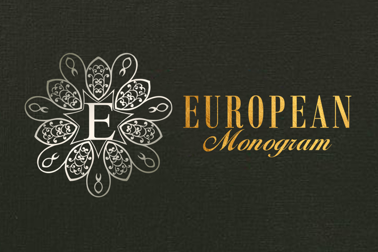European Monogram Font