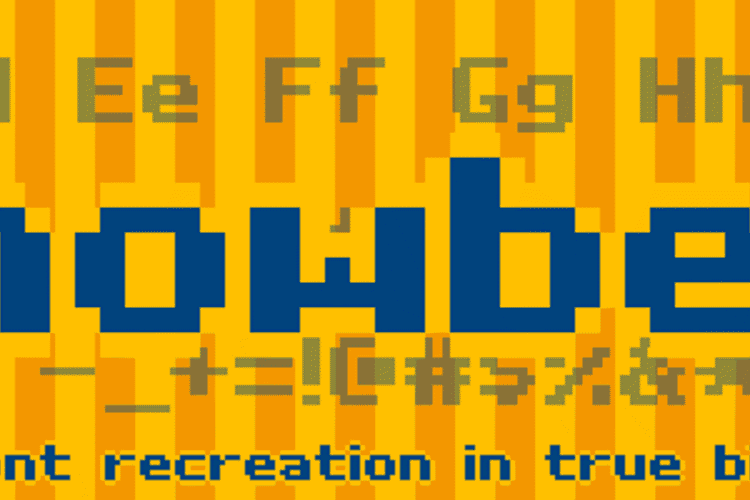 Preview of Snowbell Font