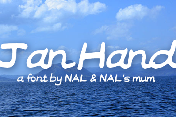 Jan Hand Font