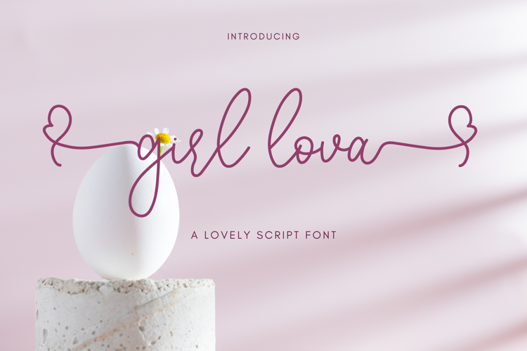 Girl lova Font