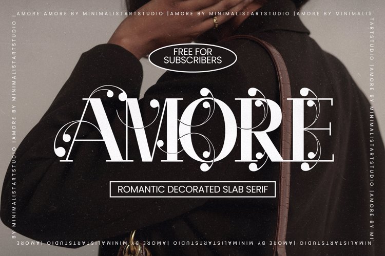 Preview of Amore Font