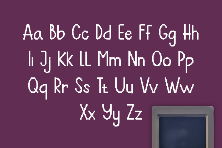Preview of Pixel Thin Electro Font
