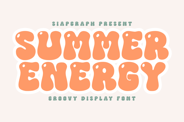 Preview of Summer Energy Font