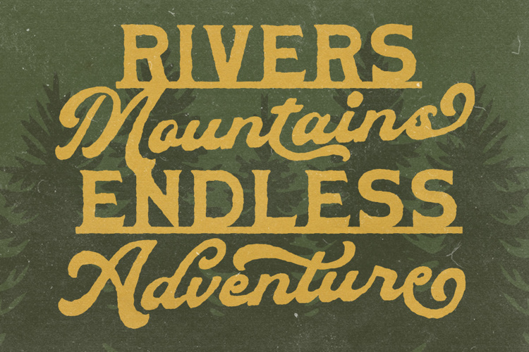 Preview of Anglers Story Serif Font