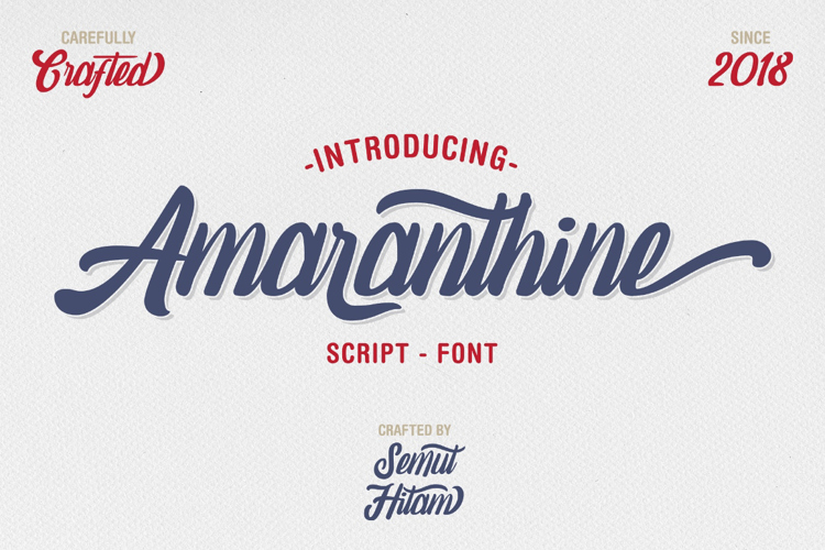 amaranthine demo Font