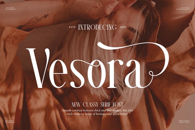 Preview of Vesora Font