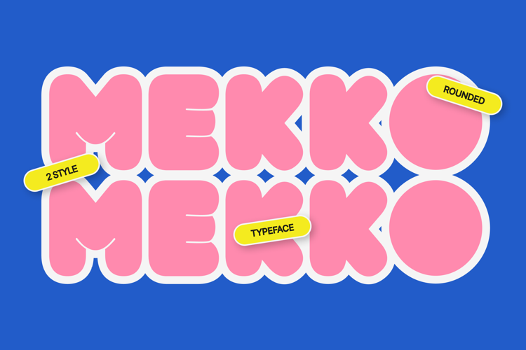 Preview of Mekko Font