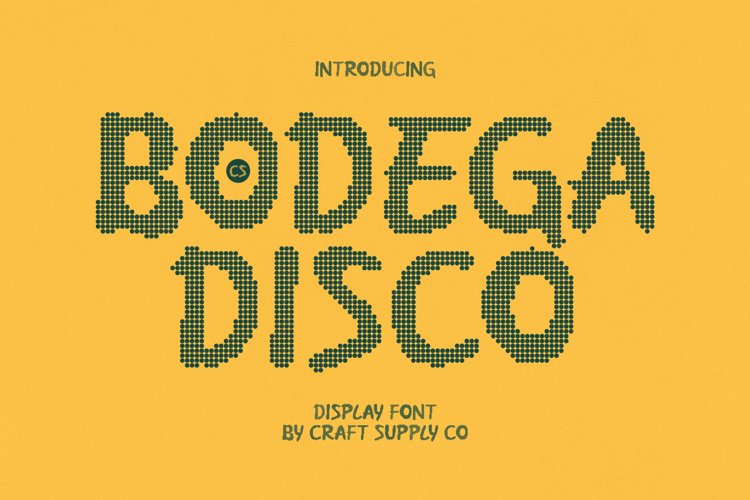 Preview of CS Bodega Disco Font
