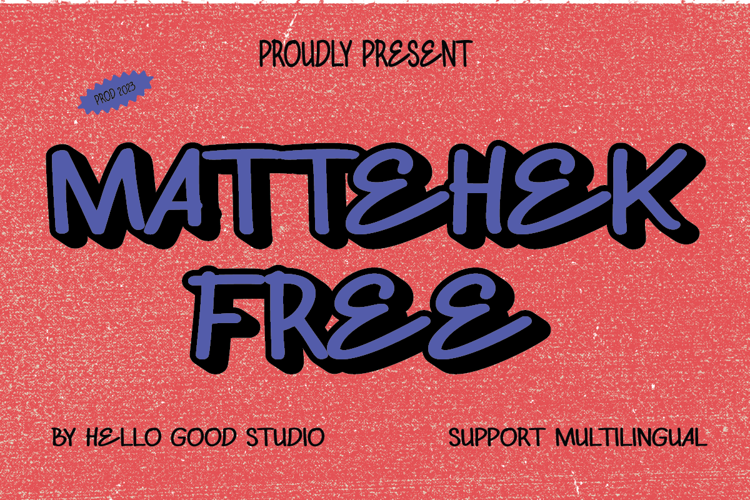 MATTEHEK Font