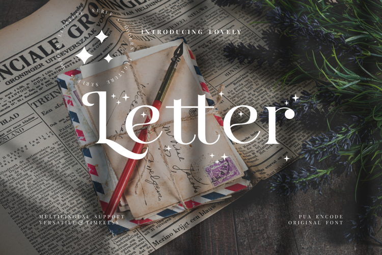 Letter Font