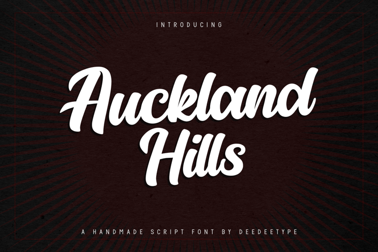 Auckland Hills Font