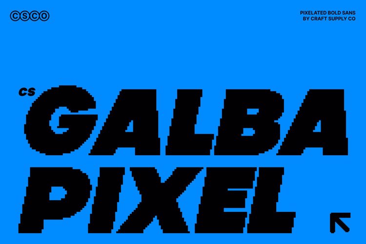 Preview of CS Galba Pixel Font