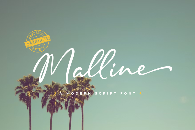 Preview of Malline Font