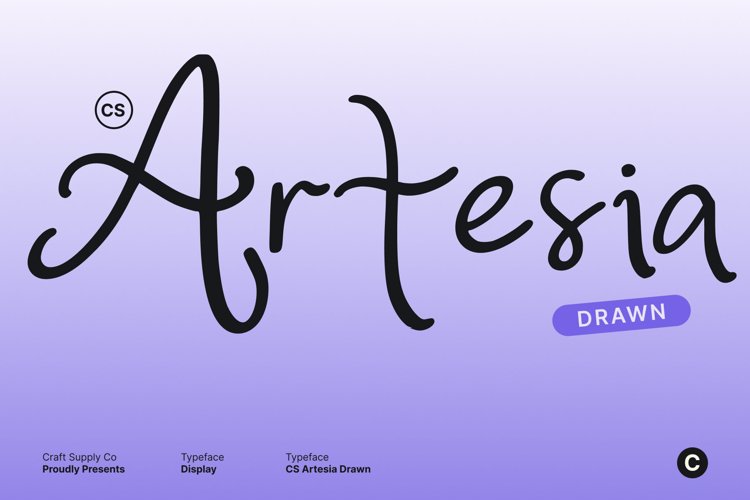 Preview of CS Artesia Drawn Font