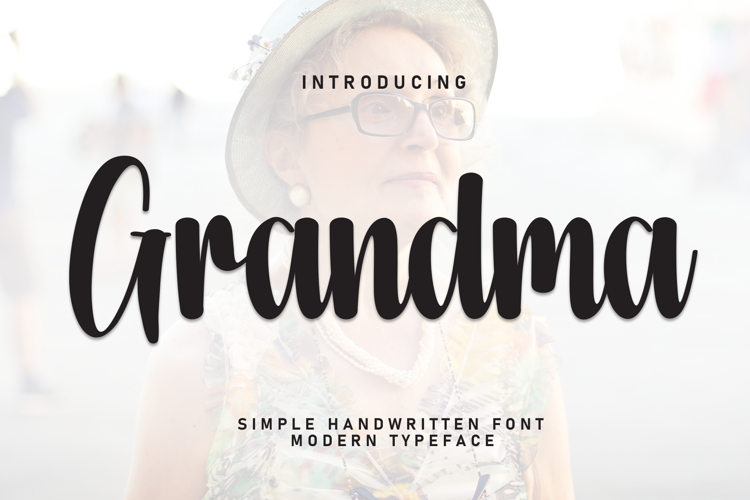 Preview of Grandma Font