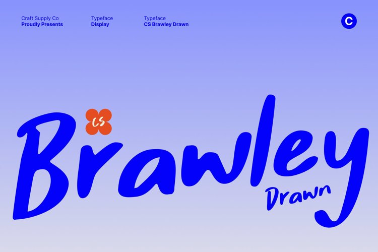 Preview of CS Brawley Drawn Font