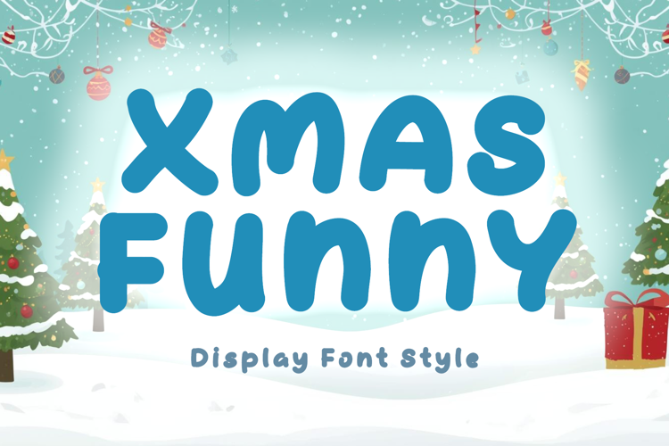 Preview of Xmas Funny Font