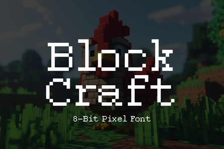 Block Craft Font