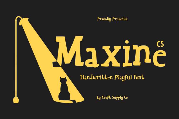 Preview of CS Maxine Font